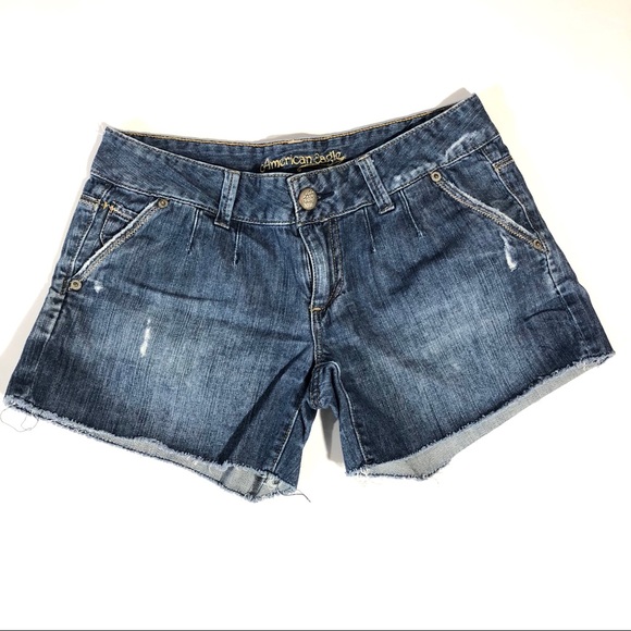 American Eagle Outfitters Pants - American Eagle Low Rise Distressed Jean Shorts